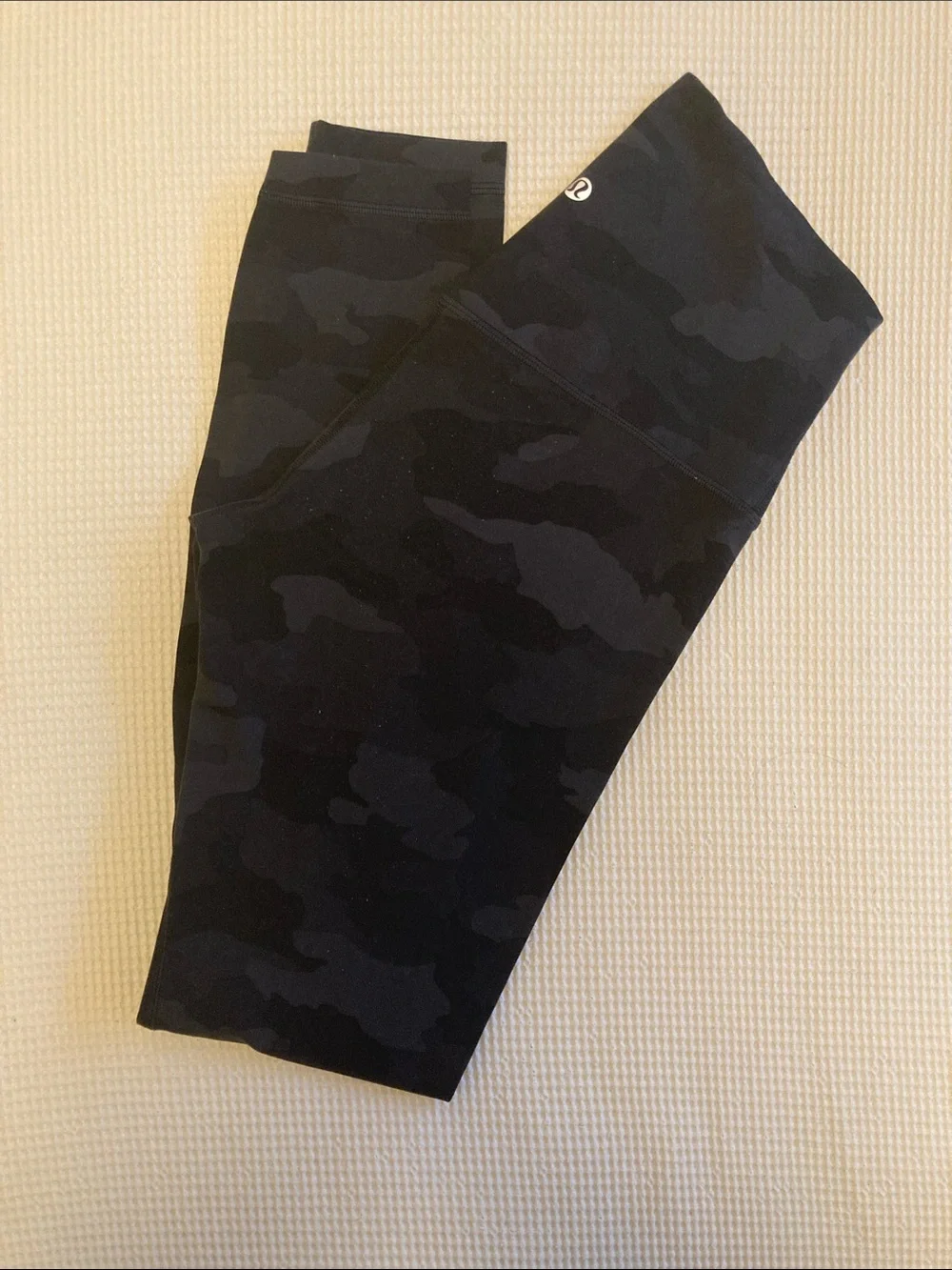 lululemon athletica Women's High-Waist Camo Leggings - Black/Charcoal